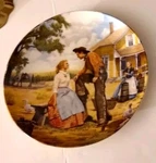 1987 Special Edition Plate Featuring "westward Ho!" No 7389 Signed. Fixed Price $12.00.