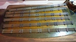 Lionel Gauge 6 40" Straight Tubular Track With Pinns. Fixed Price $85.00.