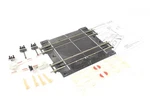 Hornby Lima Rivarossi R636 - Double Track Level Crossing. Fixed Price $51.62.