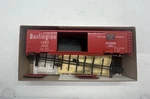 Athearn Ho Scale #1310 Burlington 50FT Dbl Dr Box Kit. Fixed Price $10.00.