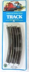 Bachmann 6 Pieces 9 3/4" Radius Curved Track Nickle Silver Scale. Fixed Price $8.95.