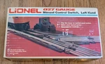 Lionel Train 6-5021 027 Gauge Left Hand Manual Control Switch Track. Fixed Price $12.00.