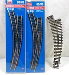(3) Ho /oo Peco ST-245 Lh Curved Nickel Silver Turnouts (lot 3565). Fixed Price $100.00.