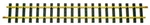 Usa Trains R81060 Scale 2' Foot Straight Brass Track, 12 Pieces, New. Fixed Price $255.95.
