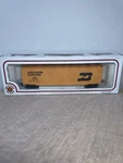 Burlington 26534 Bachmann Ho Scale 51' Plug-door Box Car #76036 Electric Train. Fixed Price $5.00.