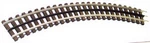 Gargraves WT-54-102 Phantom Stainless 54" Curve Wood Tie Sectional Track (10). Fixed Price $134.42.