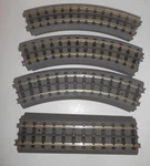 Mth Scale Radius & Straight Track (8PCS) Lot. Fixed Price $24.00.