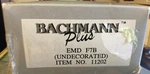 Bachmann Plus Emd F7B Undecorated H.o. Locomotive Sealed Package. Fixed Price $29.75.