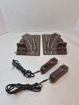 Vtg Train Lionel O27 Gauge Remote Switches 5121 5122 With Controllers. Fixed Price $19.95.