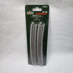 Kato 20-150 Scale 718MM 28-1/4" 15-DEGREE Radius Curve Unitrack *1 Pack Qty. Fixed Price $9.87.