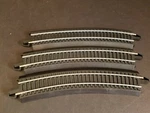 (lot Of 3) Bachmann E-z Track H4403A3 Curve. Fixed Price $18.00.