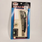 Atlas #2704 #6 Left Remote Standard Switch Track - Scale Code 80 Nos. Fixed Price $29.97.