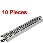 New Bachmann 9" Staight Nickel Silver E-z Train Track (4 Pieces) Ho Scale BAC445. Fixed Price $38.74.
