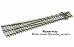 Peco SLE88 Ho Scale Code 100 Streamline Large Radius Turnout Right, Electrofrog. Fixed Price $41.99.
