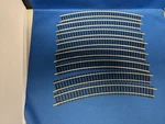 Bachmann Ho Scale Lot Of (8) R-18" 30 Degree Curved Nickel Track Good Condition. Fixed Price $6.99.