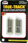 Scale Atlas True Track 2426 Code 65 2" Straight W/brown Bumper Pkg (2). Fixed Price $7.60.