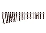 Peco G-45 Scale Code 250 Medium Radius, Left Hand Turnout SL-996. Fixed Price $161.68.