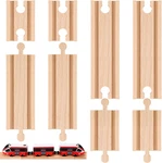 Liliful 8 Pcs Straight Wooden Tracks Expansion Train Adapters Connectors. Fixed Price $17.72.