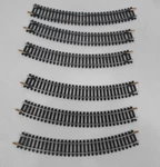 Vintage Model Train Lima Curved Track Made Italy N/3030 = 360,. Fixed Price $10.00.