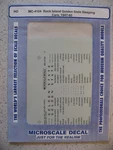 Microscale Decal Ho MC-4104 Rock Island Golden State Sleeping Cars 1947-60. Fixed Price $5.50.