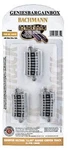 Scale Six Quarter Sections 12.50 Radius Nickel E-z Track Bachmann New 44832. Fixed Price $11.74.
