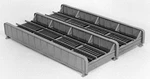 Micro Engineering 75-521 Ho 50' Double Track Through Girder Bridge Kit. Fixed Price $24.99.