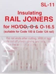 Peco SL-11 Ho Code 100 Insulated Rail Joiner 12 Pack. Fixed Price $10.45.