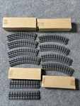 Mth Electric Train Track 12 Pieces Lot - 4 Straight & 8 Curved. Fixed Price $35.00.