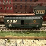 Bachmann Ho Scale C&im Sliding Door Box Car 16659 Weight Bars Inside. Fixed Price $10.97.