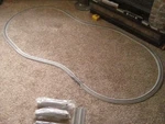 Bachmann Ho Scale Nickel Silver Ez Track 44" X 82" Offset Oval Model Train. Fixed Price $99.00.