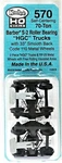 Ho Scale Kadee #570 Barber S-2 70-TON Centering Trucks W/33" Smooth Wheels. Fixed Price $15.79.