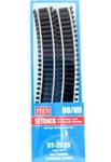 Peco Ho Scale New 2024 Standard Curved Track 8 Pcs 2ND Radius ST-2025. Fixed Price $47.65.