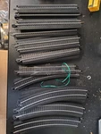 Lot Of 40 Bachmann Ho Scale Ez Track Used. Fixed Price $39.88.