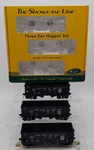 The Showcase Line 01184 Gauge International Harvester Usra 3-CAR Hopper Set Ln. Fixed Price $123.18.