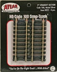 Atlas Ho Scale Code 100 3" Straight 4-PACK Model Train Track. Fixed Price $5.49.