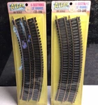 2 New Pkgs Atlas Ho Scale 18 Radius # 33 - 100 Track 4 Sections Ea Package. Fixed Price $10.50.
