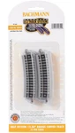 Bachmann Ez-track Half Section 12.50" Radius Curved Scale 44822. Fixed Price $16.46.