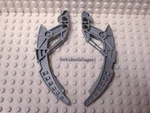 Lego Bionicle 50906 Weapon Pincer (boggarak 8743) Pearl Silver X2. Fixed Price $5.99.