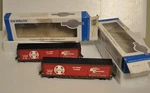 Lot 2 Nice Bachmann Silver Series Ho Santa Fe Evans All Door Box Cars 18140 Read. Fixed Price $24.99.