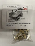 Split Jaw 332-OJSJC Brass Code Over The Joiner Rail Clamp (10 Packs Of 12). Fixed Price $505.86.