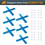 Powertec Inch T-track Intersection Kit 6 Sets, For Universal 71704-P3. Fixed Price $64.99.