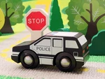 Maxim Wooden Police Car Suv Cruiser Toy Railway Train Thomas Brio Compatible. Fixed Price $7.95.