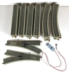 Large Lot Of Playart Ho Track With Roadbed Including Straights, Curves, Switches. Fixed Price $19.95.