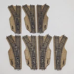 Marklin Ho Track Manual Switches: 5122, 5123 7 Ex. Fixed Price $46.99.