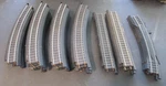 Life-like Ho Scale Power-loc Train Track Lot 25 18 Curves Straight Rerail. Fixed Price $39.99.