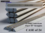 Lionel American Flyer Fastrack 30" Straight Case Gauge 6-49862 (24) New. Fixed Price $388.84.