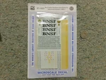 Microscale Ho Decals 87-1023 Burlington Northern Santa Fe Repainted Diesels Ooo. Fixed Price $12.25.