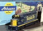 Ho Scale Athearn, GP-35 Diesel Locomotive, Santa Fe, Blue, #1400 4205 Vtg. Fixed Price $41.00.