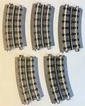 Mth Real Trax Gauge 0-31 Half Curve Track Lot Of 5. Fixed Price $25.87.