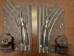 Vintage Lionel 0-27 Gauge Manual Switch Pair 6-5027 Brown Sleepers Box & Papers. Fixed Price $38.48.